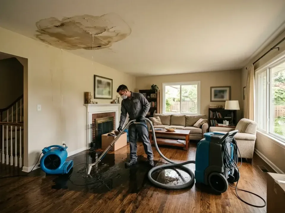 attic-pipe-burst-ceiling-drip-008 — frequently asked questions, Water Damage Restoration & Carpet Care in Takoma Park, MD